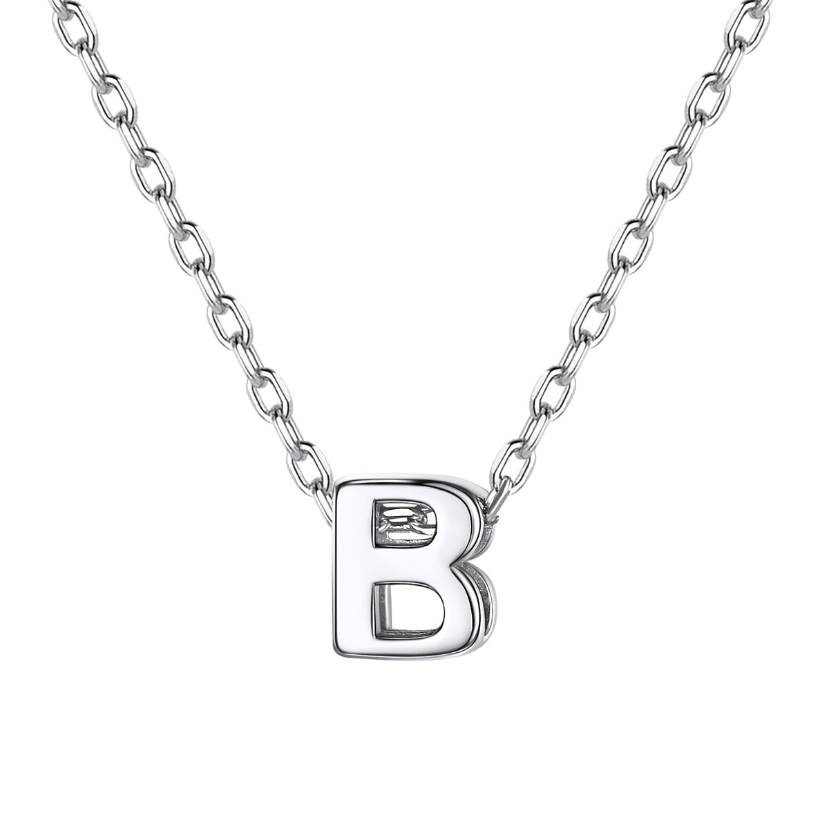 Initial B Necklace for Women