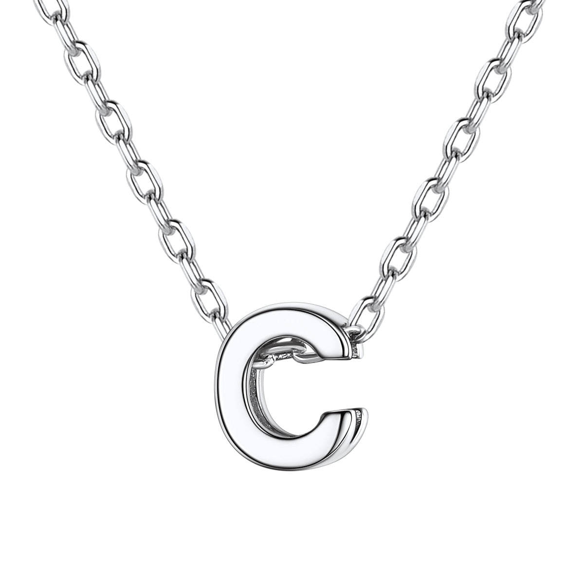 Initial C Necklace for Women