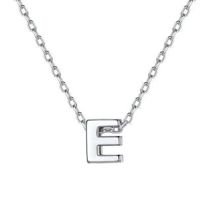 Initial E Necklace for Women