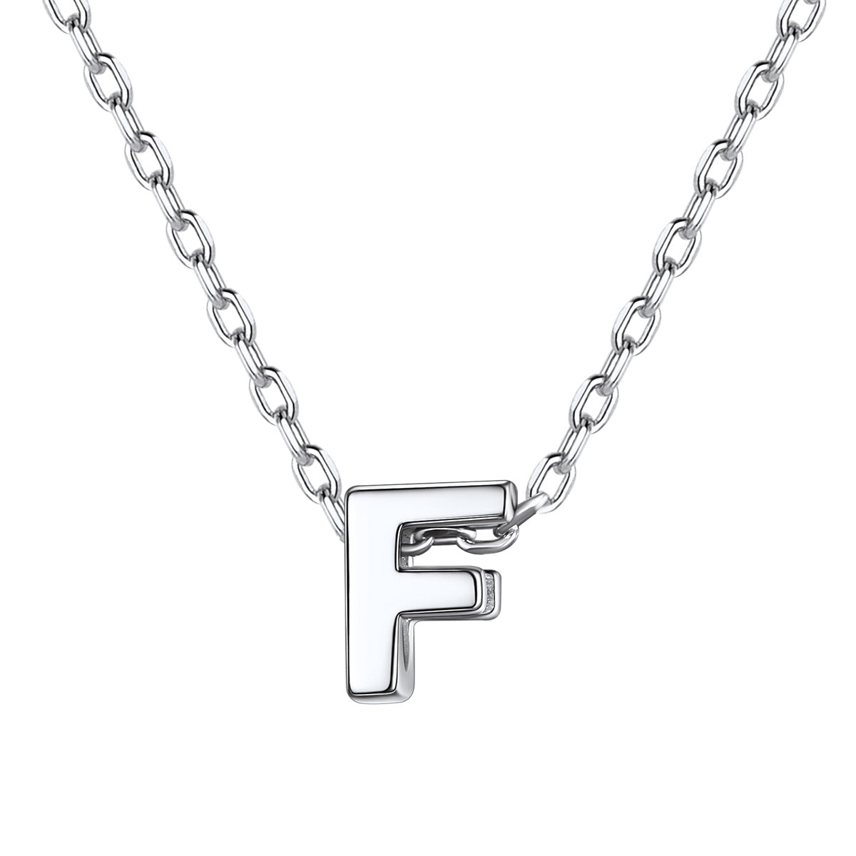 Initial F Necklace for Women