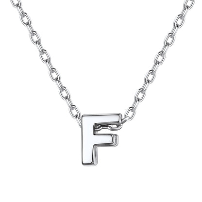 Initial F Necklace for Women