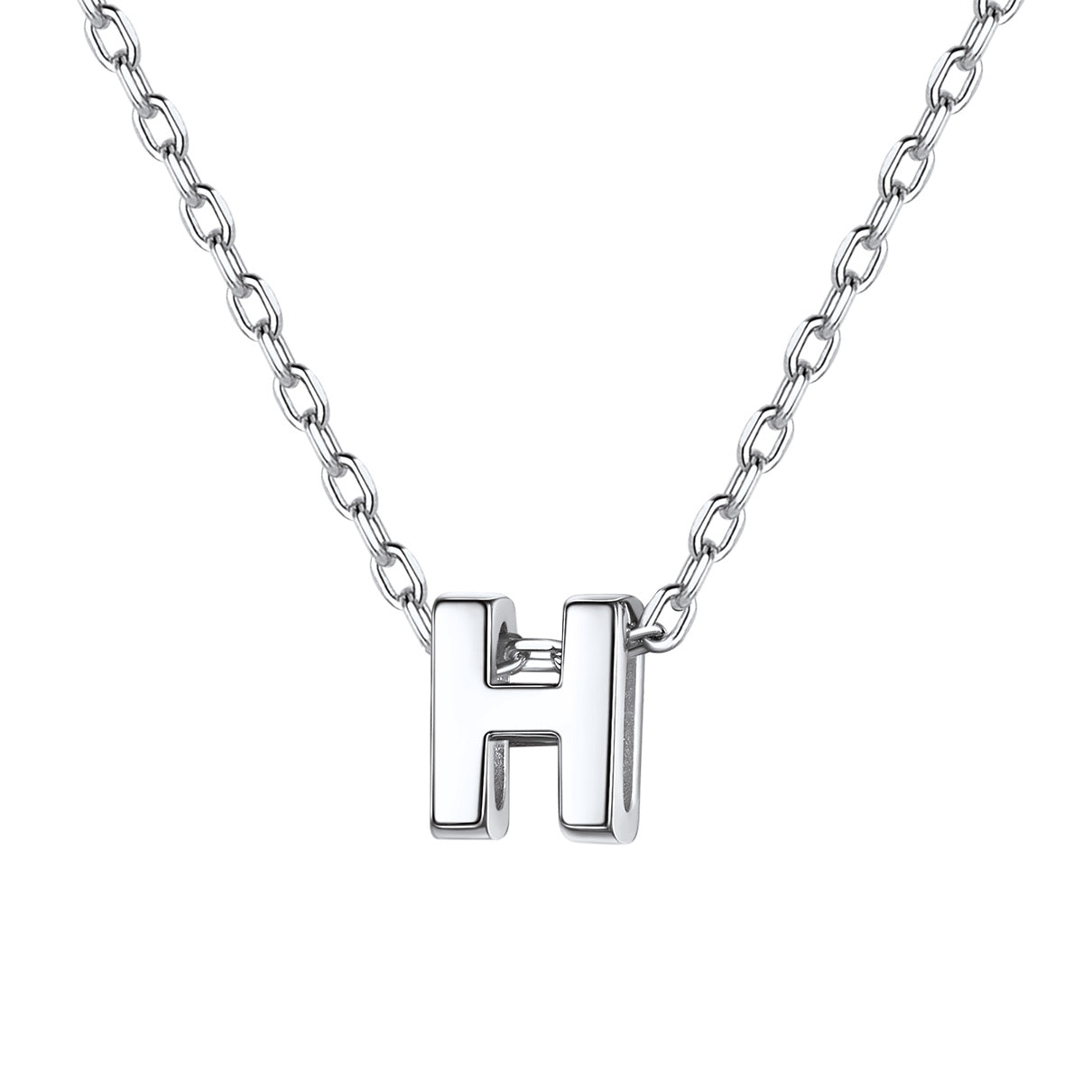 Initial H Necklace for Women