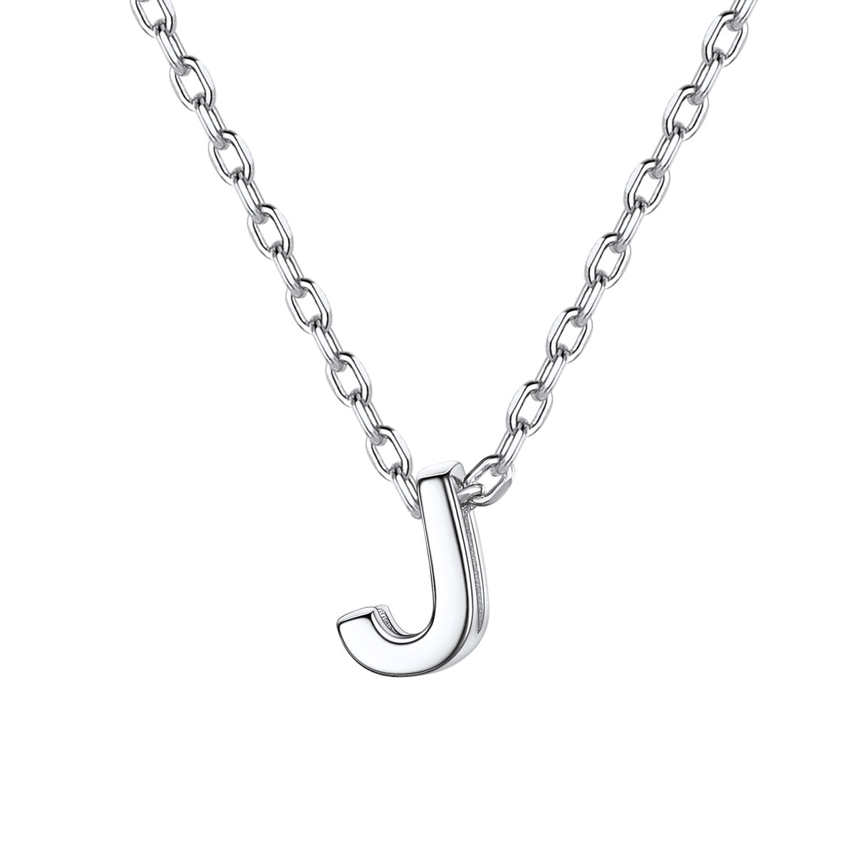 Initial J Necklace for Women