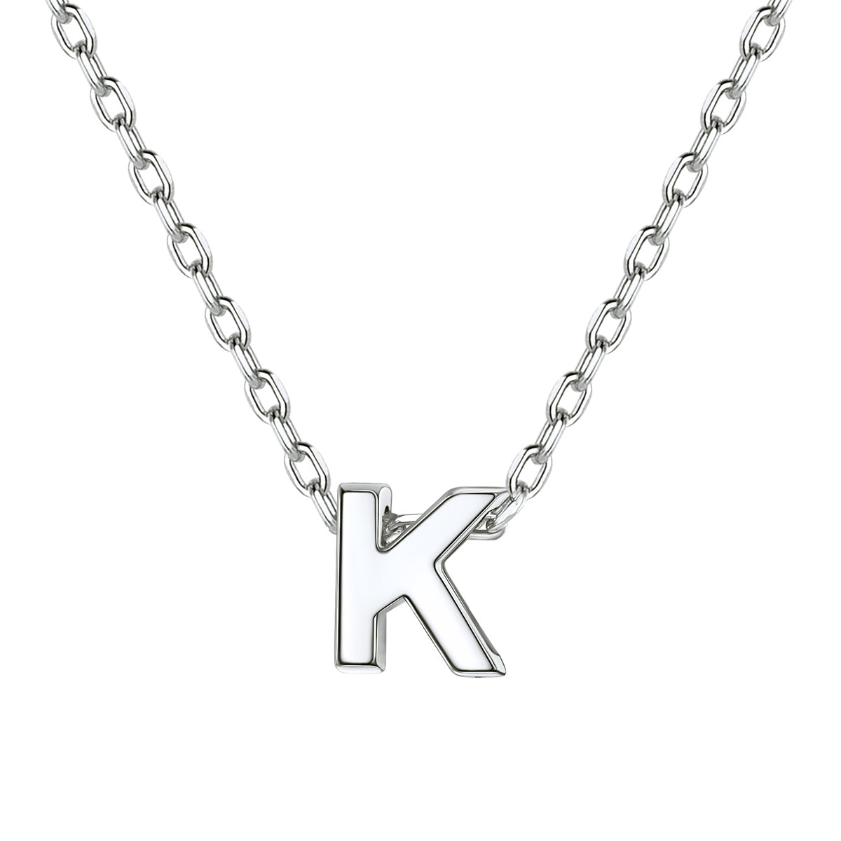 Initial K Necklace for Women