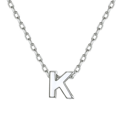 Initial K Necklace for Women