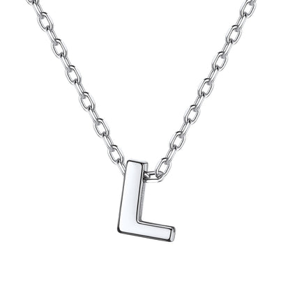 Initial L Necklace for Women