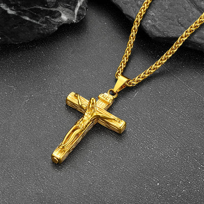 Jesus Cross Urn Cremation Pendant Necklace Memorial Jewelry