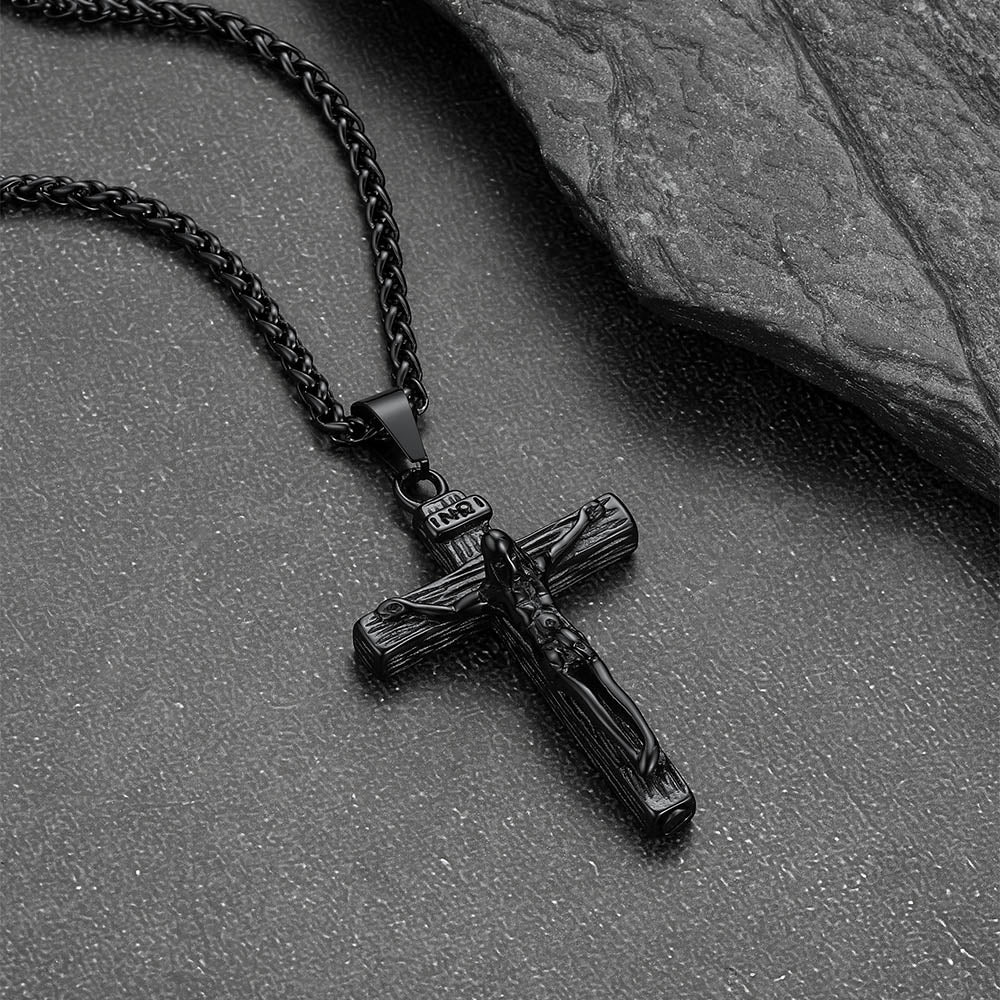 Jesus Cross Urn Cremation Pendant Necklace Memorial Jewelry