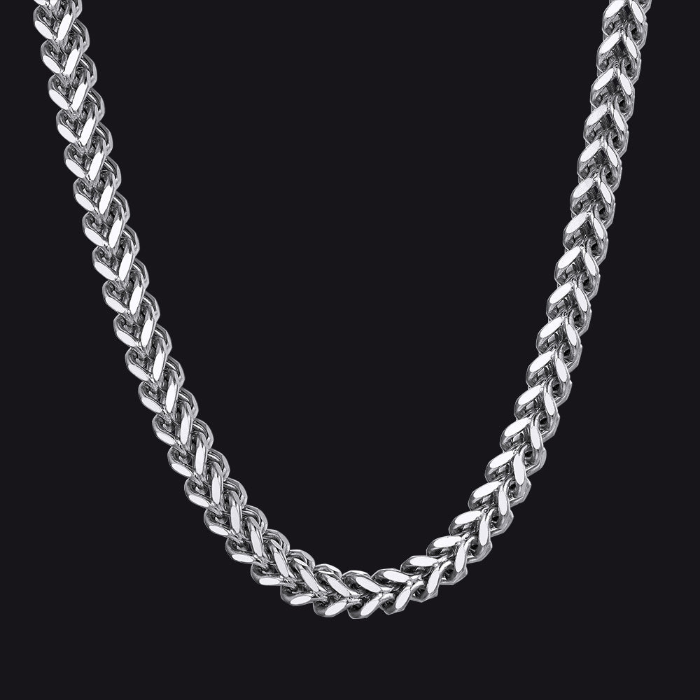 Franco Chain Link Stainless Steel Necklace