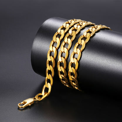 Mens Cuban Link Chain Necklace