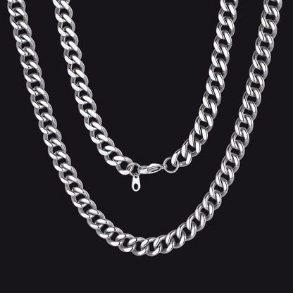 Sturdy Cuban Chain Necklace for Men 5/7/9/12MM Width