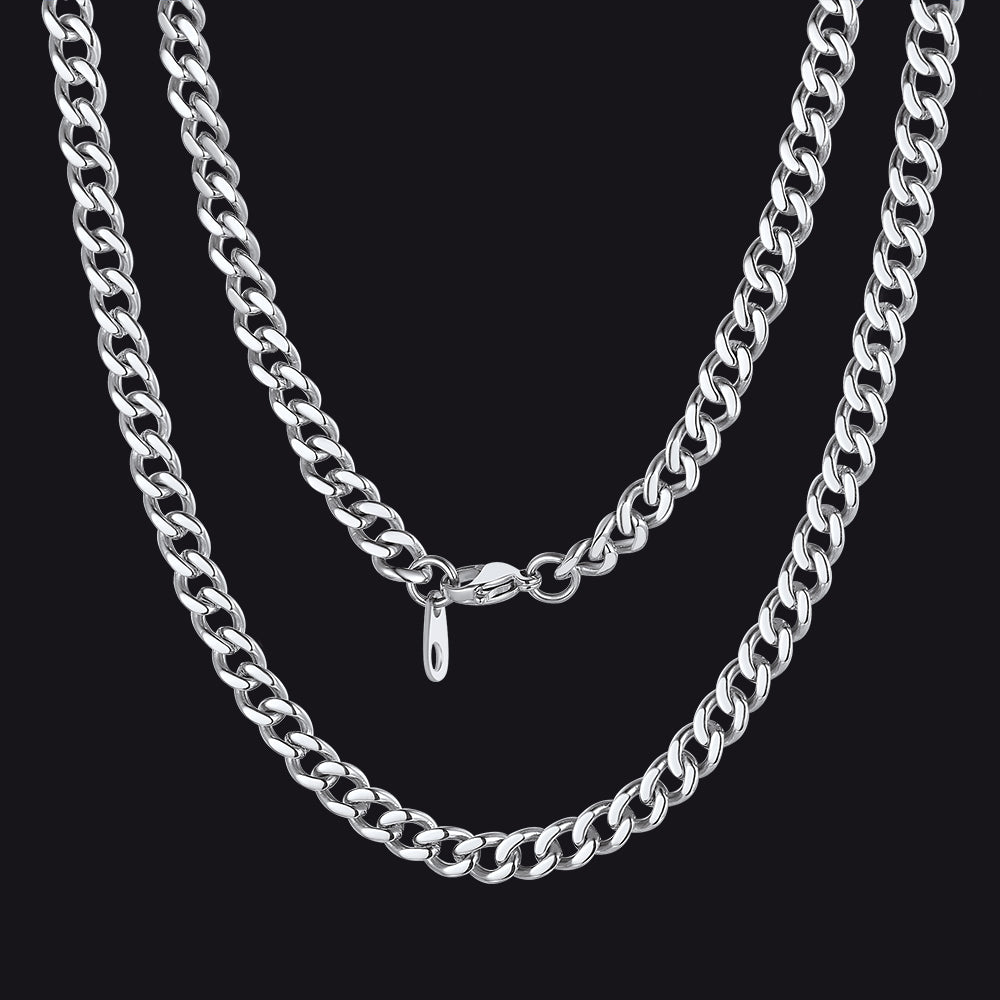 Sturdy Cuban Chain Necklace for Men 5/7/9/12MM Width