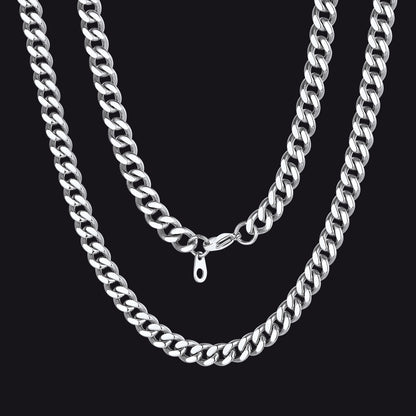 Sturdy Cuban Chain Necklace for Men 5/7/9/12MM Width