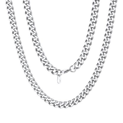 Sturdy Miami Cuban Chain Necklace for Men 5/7/9/12MM Width