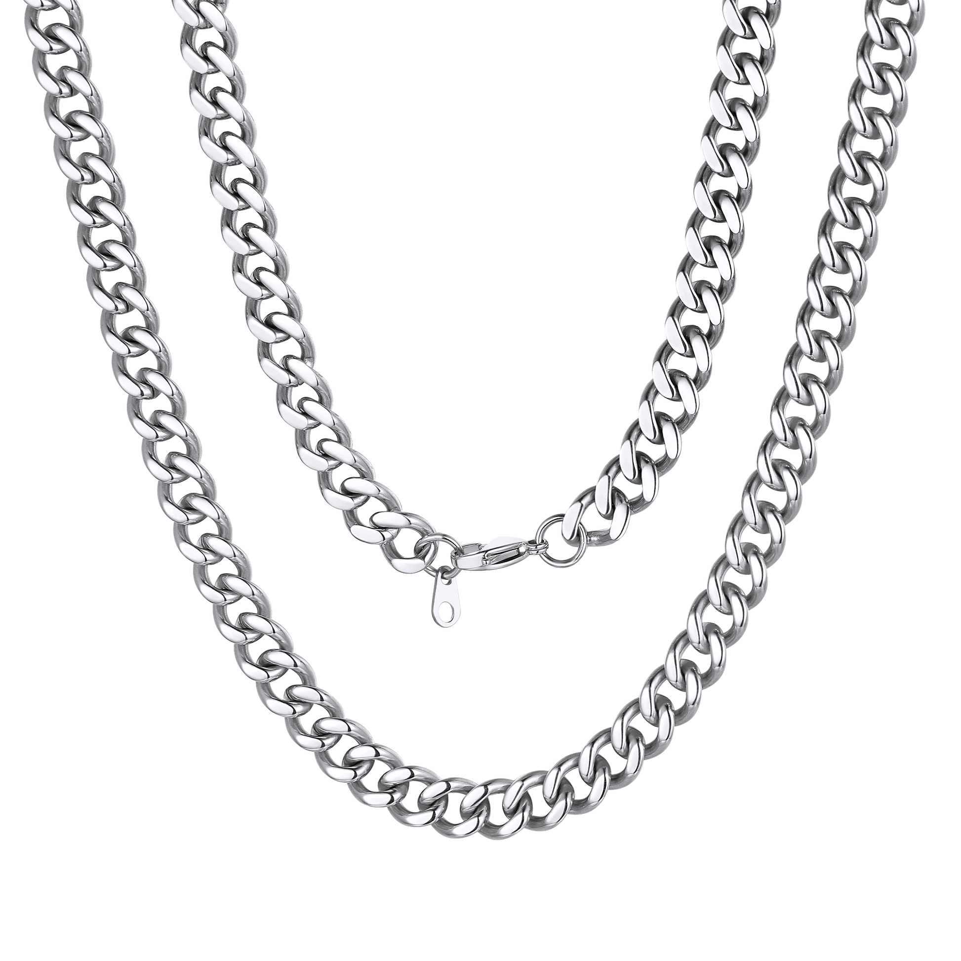 Sturdy Miami Cuban Chain Necklace for Men 5/7/9/12MM Width