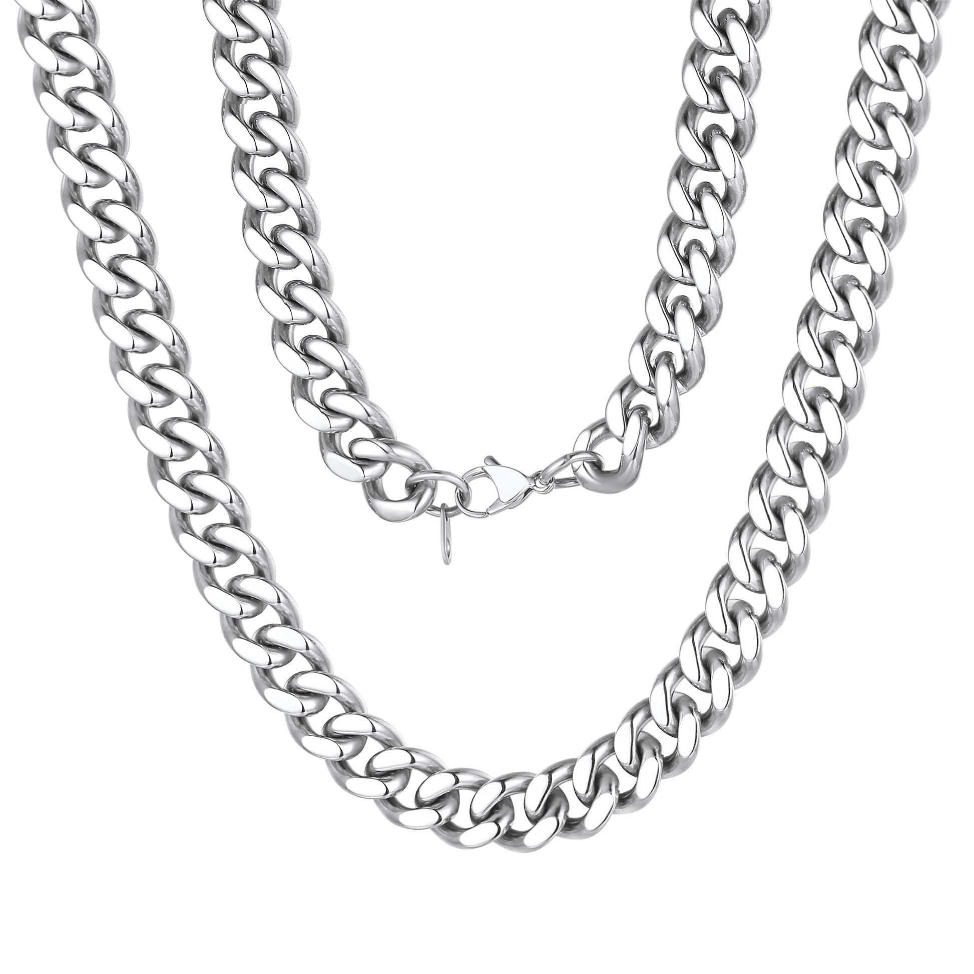 Sturdy Miami Cuban Chain Necklace for Men 5/7/9/12MM Width