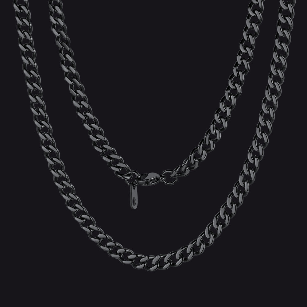 Sturdy Cuban Chain Necklace for Men 5/7/9/12MM Width