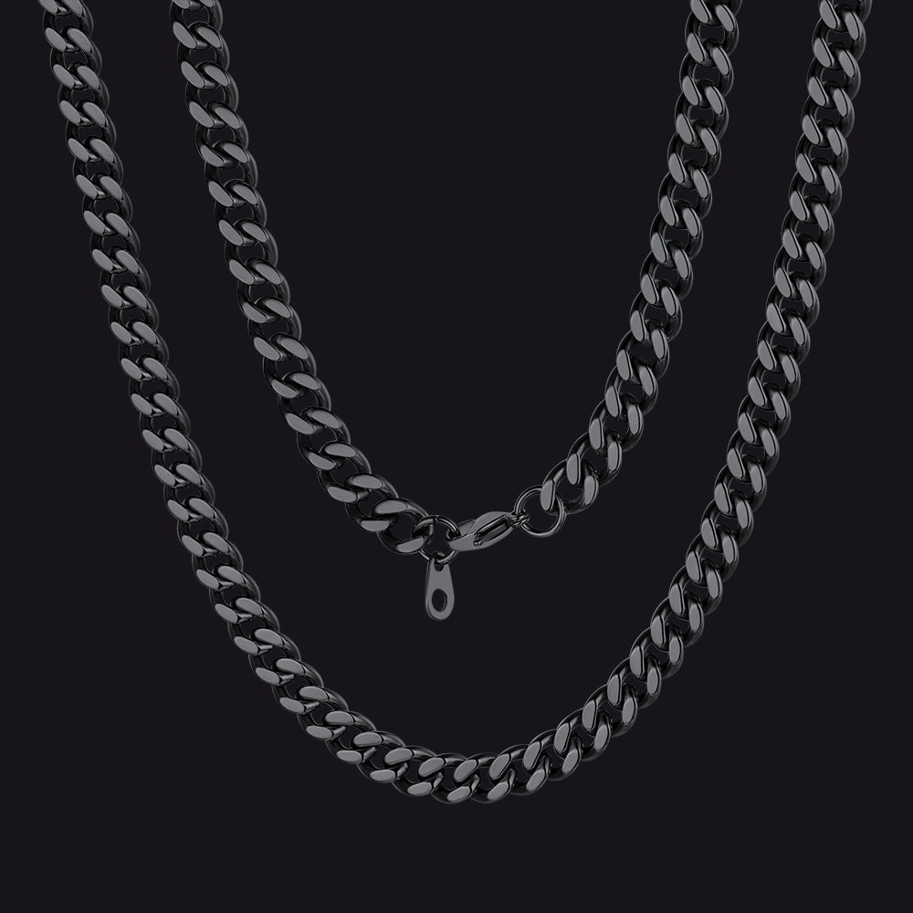 Sturdy Cuban Chain Necklace for Men 5/7/9/12MM Width
