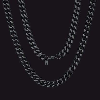 Sturdy Cuban Chain Necklace for Men 5/7/9/12MM Width