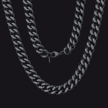Sturdy Cuban Chain Necklace for Men 5/7/9/12MM Width
