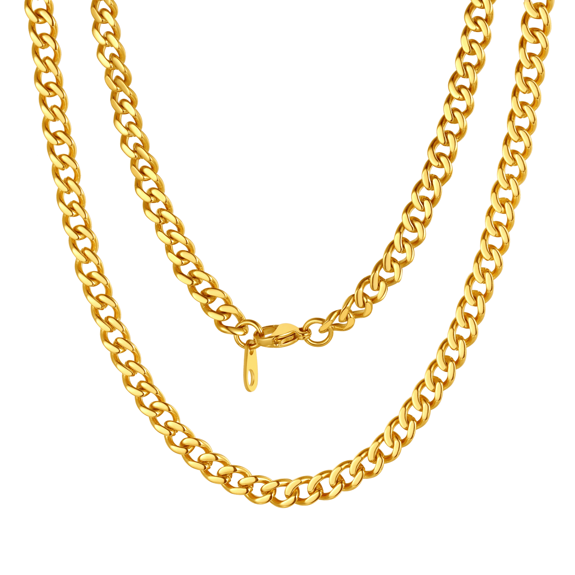 Sturdy Miami Cuban Chain Necklace for Men 5/7/9/12MM Width