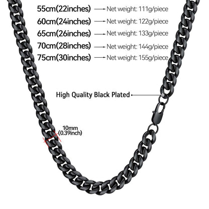 Hip Hop Miami Cuban Chunky Chain Necklace for Men