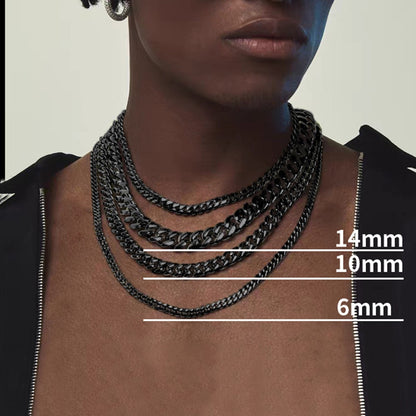 Hip Hop Miami Cuban Chunky Chain Necklace for Men