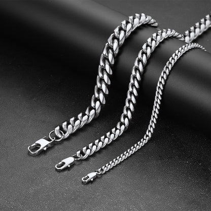 Hip Hop Miami Cuban Chunky Chain Necklace for Men