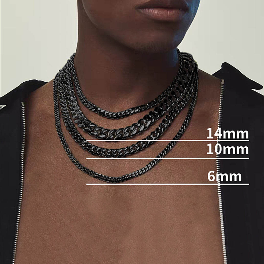 Chunky Heavy Miami Cuban Link Chain Necklace For Men 14-30 Inches