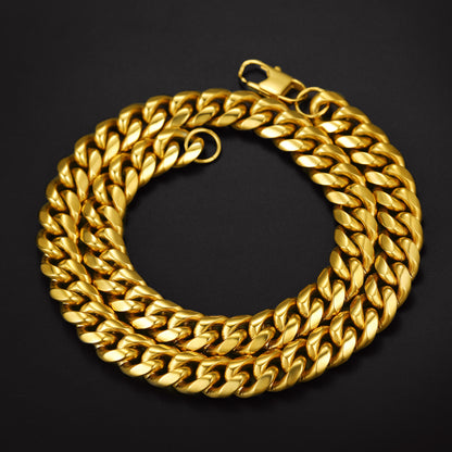 Chunky Heavy Miami Cuban Link Chain Necklace For Men 14"-30"