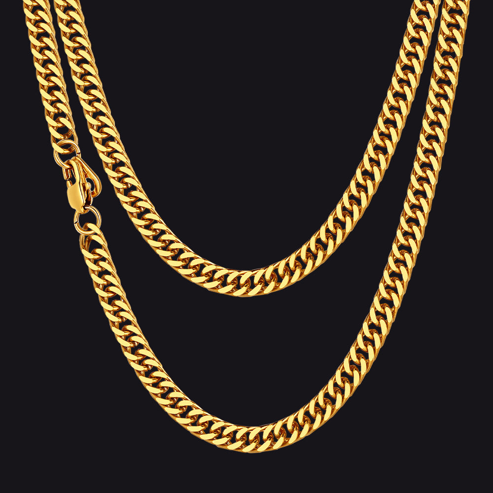 Heavy Cuban Curb Miami Link Chain Necklace