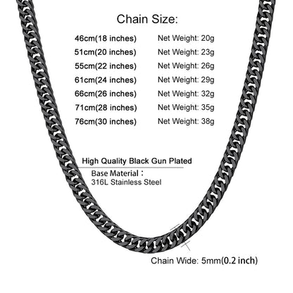 Heavy Cuban Curb Miami Link Chain Necklace