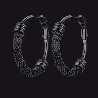 Minimalist Hoop Earrings For Women 30mm/40mm/60mm/80mm