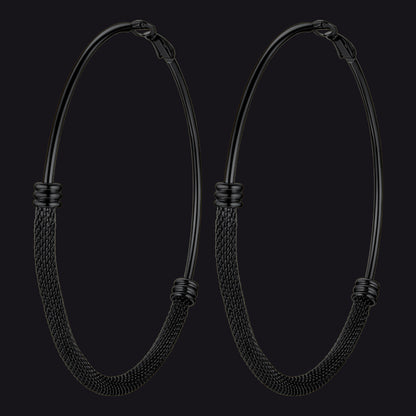 Minimalist Hoop Earrings For Women 30mm/40mm/60mm/80mm