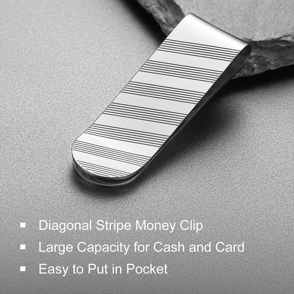 Minimalist Money Clip for Men Hold the Cash and Credit Card