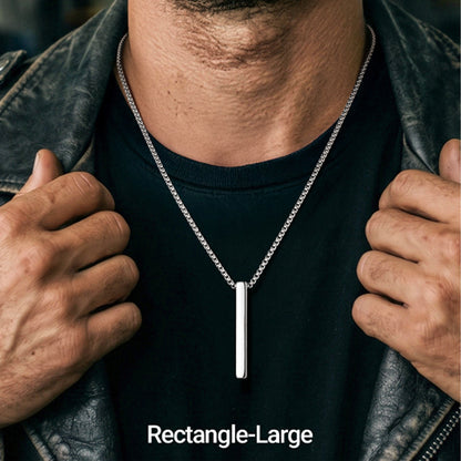 Minimalist Bar Necklace for Men Women