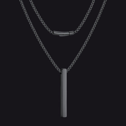Minimalist Bar Necklace for Men Women