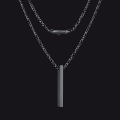 Minimalist Bar Necklace for Men Women