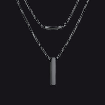 Minimalist Bar Necklace for Men Women