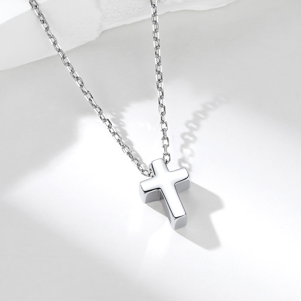 Minimalist Cross Pendant Necklace for Women