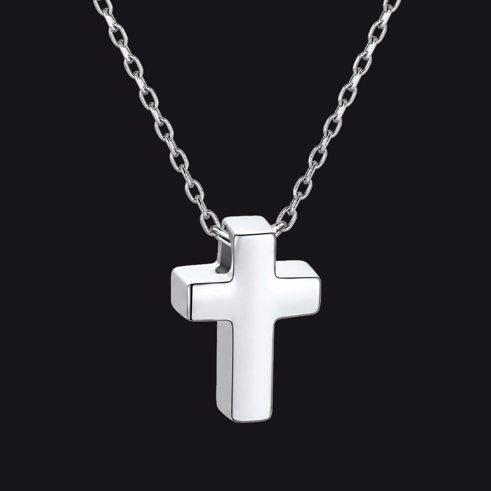 Minimalist Cross Pendant Necklace for Women