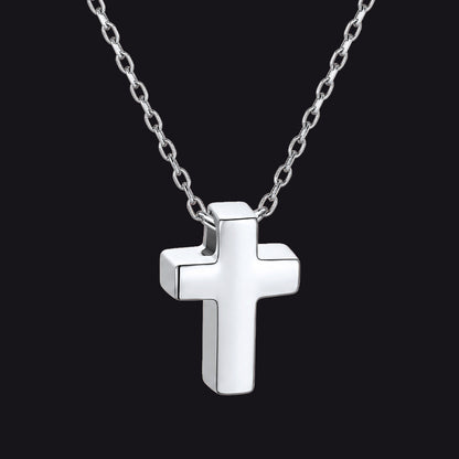 Minimalist Cross Pendant Necklace for Women