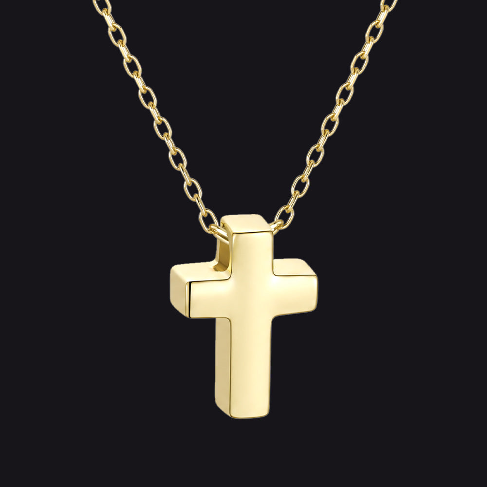 Minimalist Cross Pendant Necklace for Women