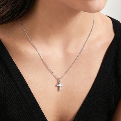 Couples Cross Necklace Set with Gift Box & Soulmate Card
