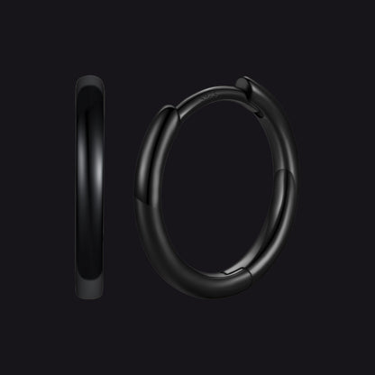 Sterling Silver Hoop Earrings for Women Men
