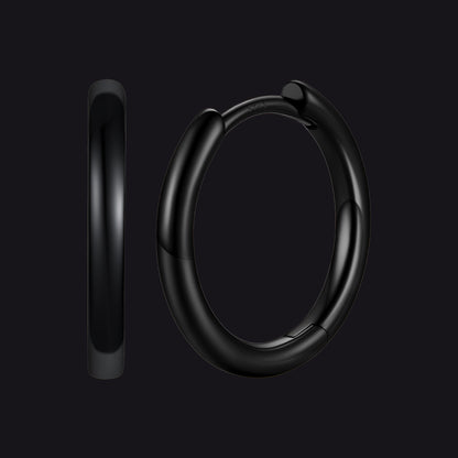 Sterling Silver Hoop Earrings for Women Men