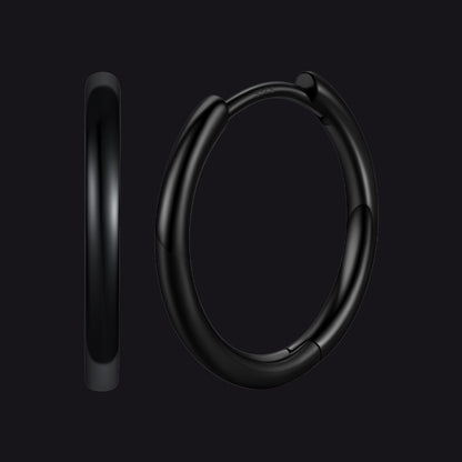 Sterling Silver Hoop Earrings for Women Men