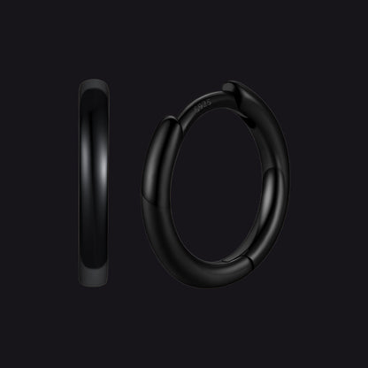 Sterling Silver Hoop Earrings for Women Men