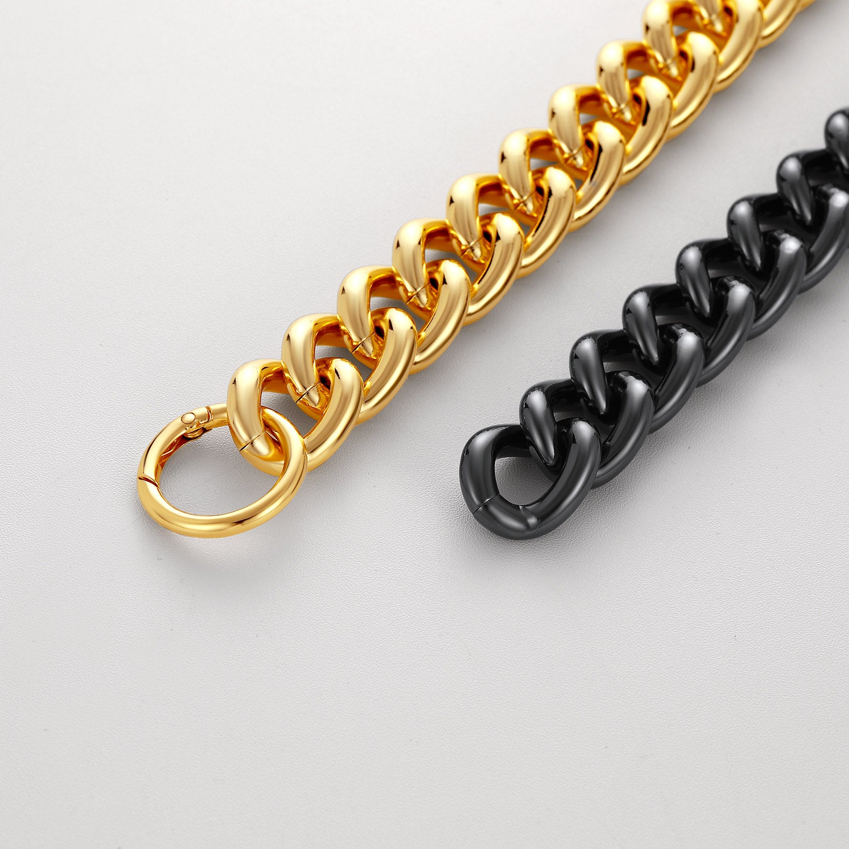  23mm Wide Chain Choker Necklace for Women