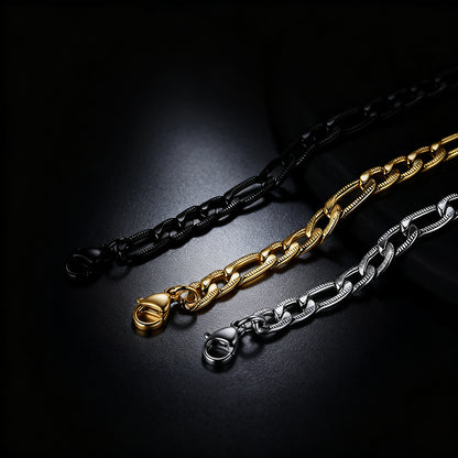 Classic Figaro Pattern Chain Necklace 5MM Width